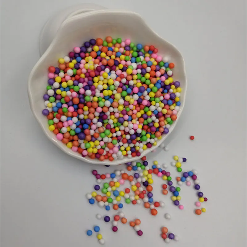 D Mixed color 1 упаковка шариков из полистирола, пенополистирола, бутылка, сделай сам, снежные, грязевые частицы, аксессуары, слизи, шарики, маленькие крошечные пенопластовые шарики для пенного наполнителя - Цвет: D Mixed color