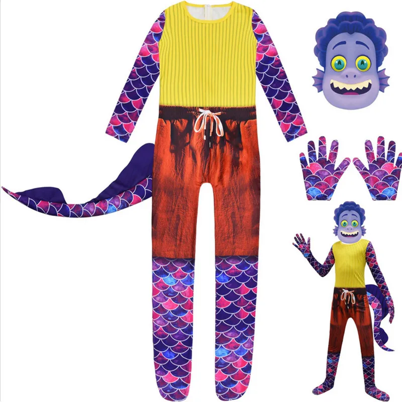 Детские костюмы на Хэллоуин для мальчиков и девочек летний костюм косплея в