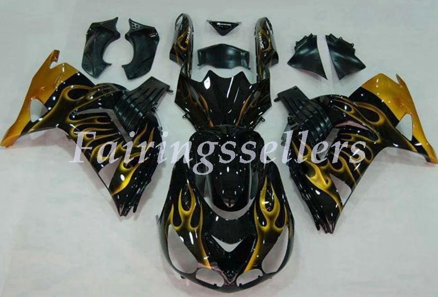 Литьевая форма для мотоцикла новый комплект обтекателей ABS kawasaki Ninja ZX 14R 2006 2007 2008