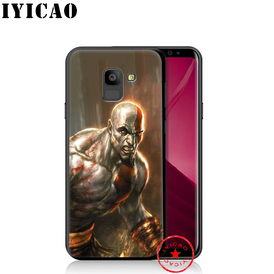 IYICAO God Of War Soft Phone Case for Samsung Galaxy A9 A8 A7 J6 A6 Plus 2018 A5 A3 2016 2017 Silicone Cover |