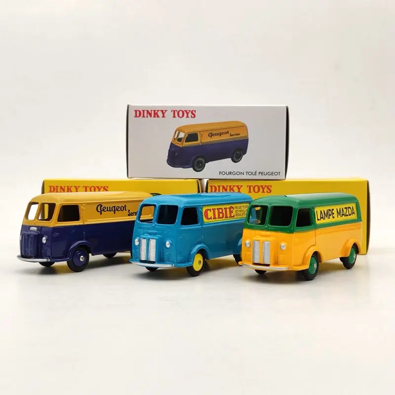 Лот из 3 1:43 Dinky Toys 25B/25BV для Fourgon TOLE P ~ geot и почтовые литья под давлением модели