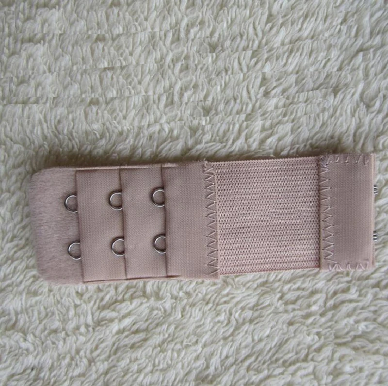 Дамы эластичный 2 крючка бюстгальтер ремень Удлинительный крюк зажим идеальная