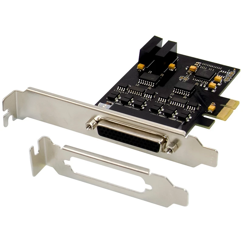 

HOT-PCIE 2S RS485/RS422 Expansion Card Dual Port for DB9 Serial RS232 PCI Express Adapter Card 17V354 Chipset