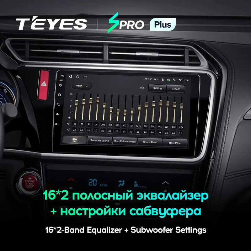 TEYES SPRO Plus For Honda City 2014 - 2017 Car Radio Multimedia Video Player Navigation GPS Android 10 No 2din 2 din DVD | Автомобили и