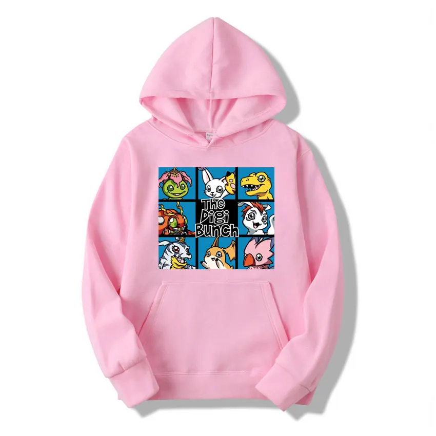 

Japanese Anime Digimon Clothes Sweatshirts Men Brand Fleece Hoodie Streetwear Harajuku Hip Hop Moletom Masculino 2021 Pullover