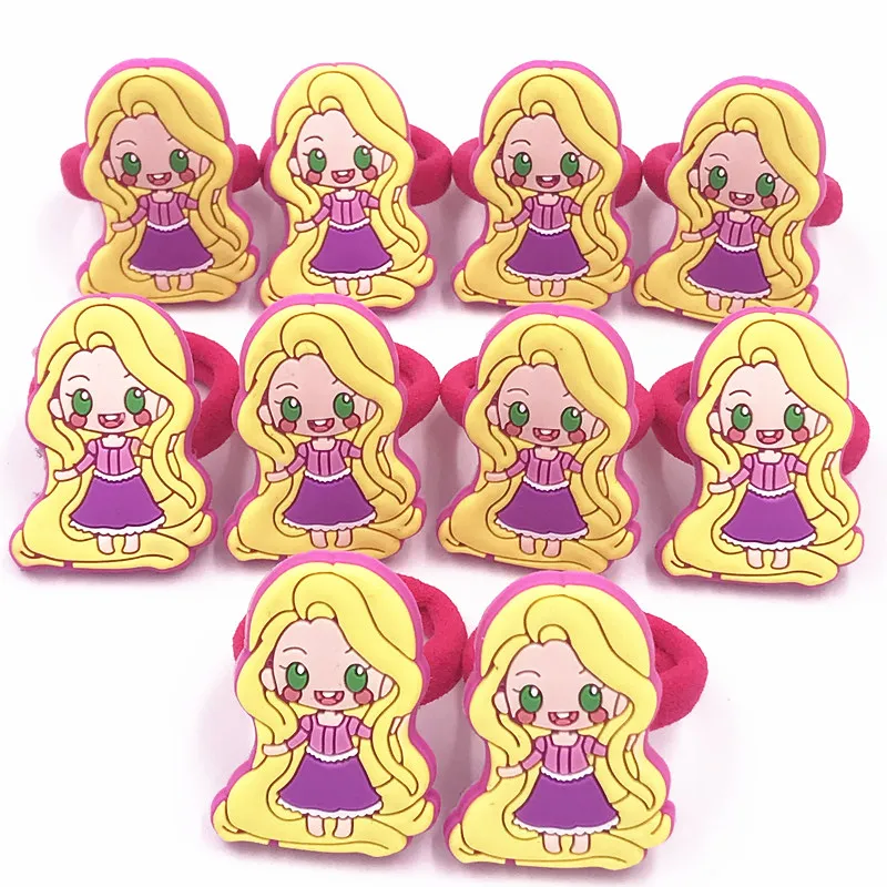 10 шт оптом мультфильм Аврора принцесса икона головы одежда новое поступление ПВХ