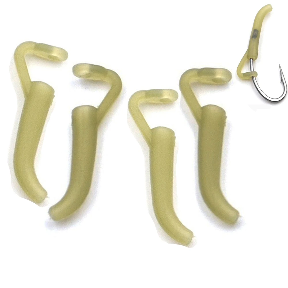 

20 шт. карп рыболовные принадлежности крючком резиновая щетка для волос, Rig выравниватель линии Анти клубок рукава позиционер для ловли карп...