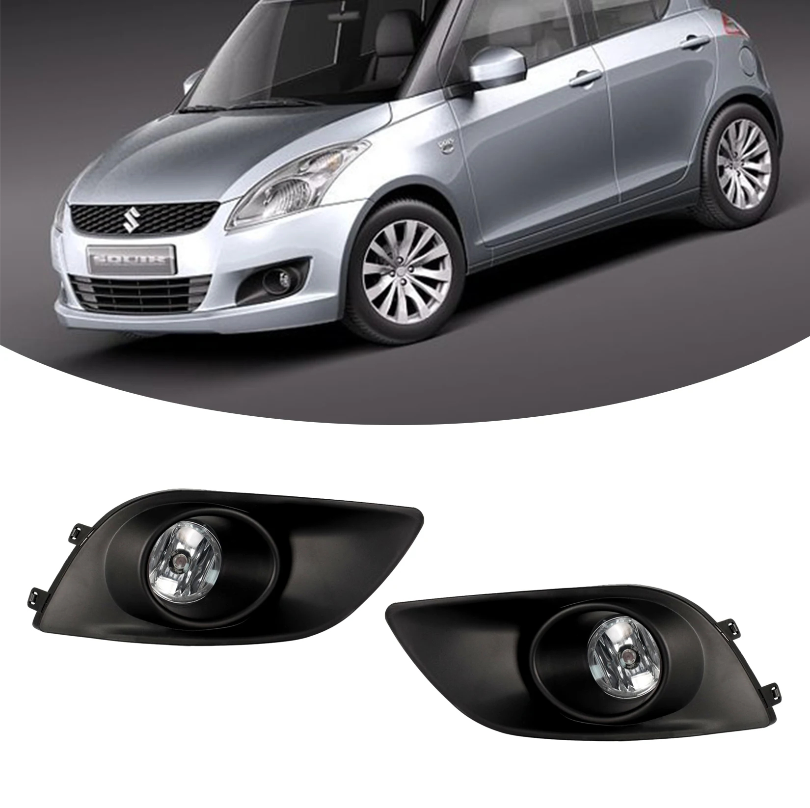 Волшебный цветной светильник для Suzuki Swift 2011 2017 2 шт. автомобильные аксессуары