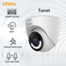 Dahua Imou Smart Security Camera Turret 1080P Night Vision Active Deterrence Human Detection Two-way Talk Weatherproof IP Camera