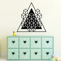 Nordic Style Wall Stickers Geometry Creative Pattern Vinyl Artistic Wall Decals Home Decoration For Nursery Kids Study Room Z363