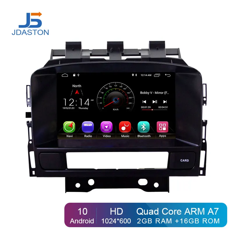 JDASTON Android 8,1 DVD плеер автомобиля для система навигации для Buick Verano VAUXHALL OPEL Astra J 2 Дин радио gps навигации Мультимедиа Стерео Wi Fi