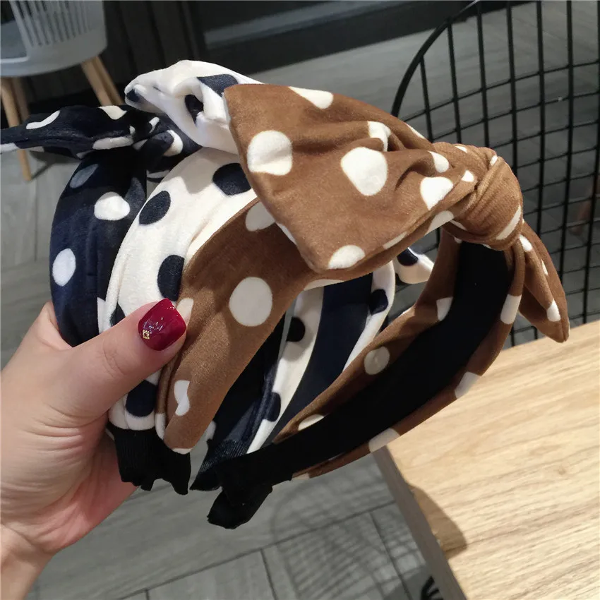 Модная тканевая повязка для волос в Корейском стиле женщин и девочек модная