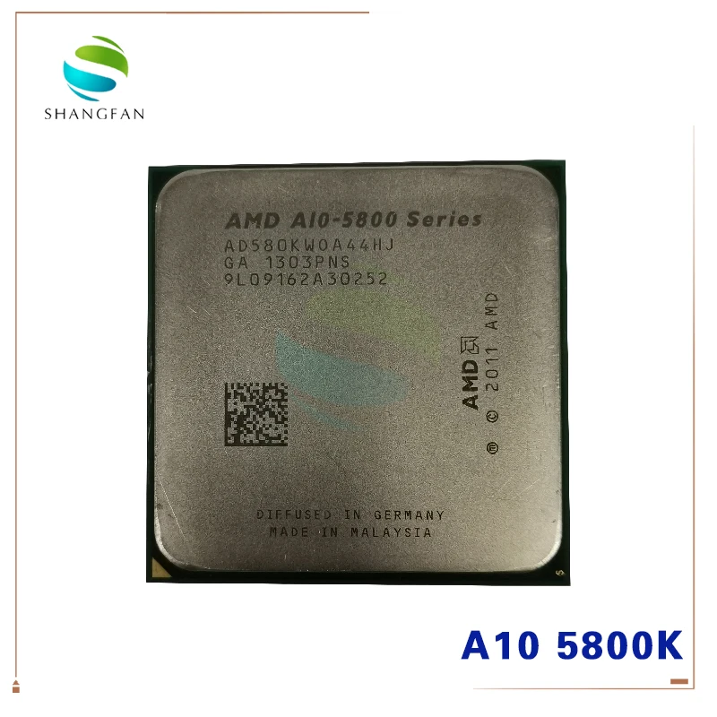 Процессор AMD A-Series A10-5800 A10 5800 A10 5800K A10-5800K 3,8 ГГц 100 Вт четырехъядерный процессор AD580KWOA44HJ Socket FM2