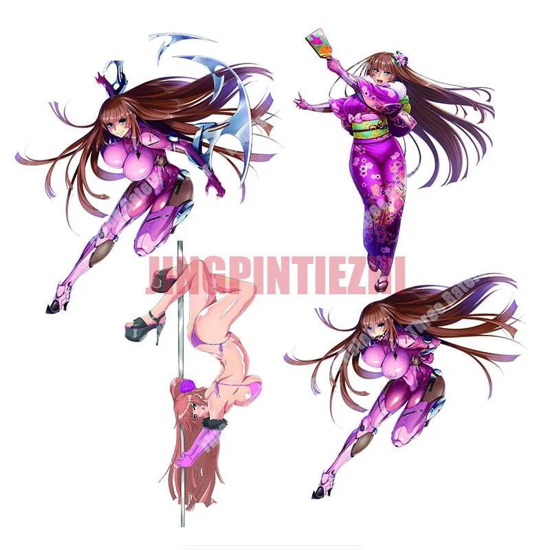 

Car Stickers Vinyl Motorcycle Decal Anime Car Sticker of Different State Koukawa Asuka for Fuel Tank Cap Mirror Decoration