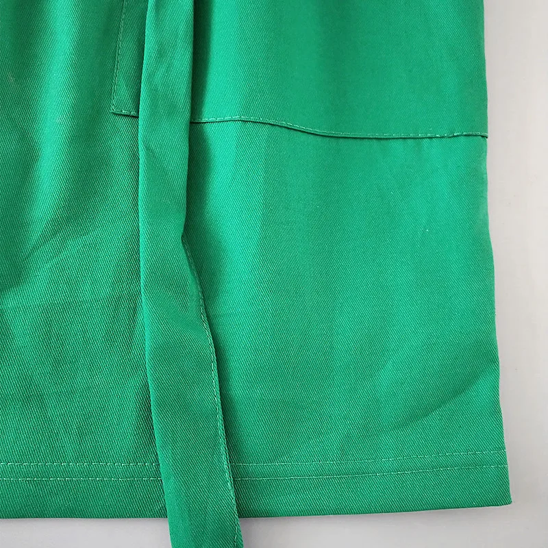 

2021 New Spring Summer Elegant Midi Skirts Womens Office Pencil Skirt Cotton Elastic Waist Package Hip Skirt Bow Skirt Green