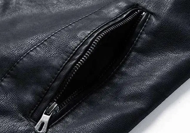 

Korean Spring Fall Mens Clothing Male Stand Collar Wine Red Black Pu Leather Jacket Coat , Autumn Men's Thick Coats and Jackets