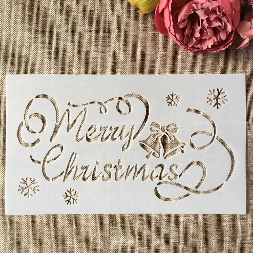 4 шт. 30*17 см счастливые праздники новогодние и рождественские слова сделай сам