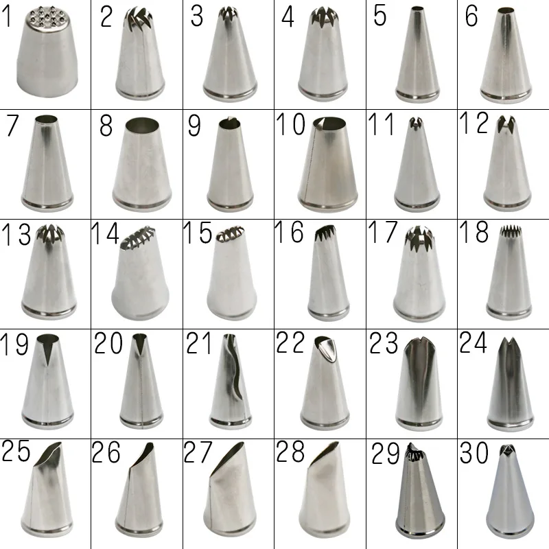 304 кремовый из нержавеющей стали сопло формочки для выпечки Аксессуары