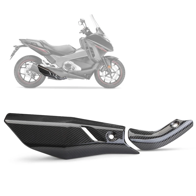 

18-19 лет, зеркальная Модифицированная выхлопная труба из углеродного волокна, противоожоговая крышка и теплоизоляционная крышка, фитинги для мотоцикла Sp