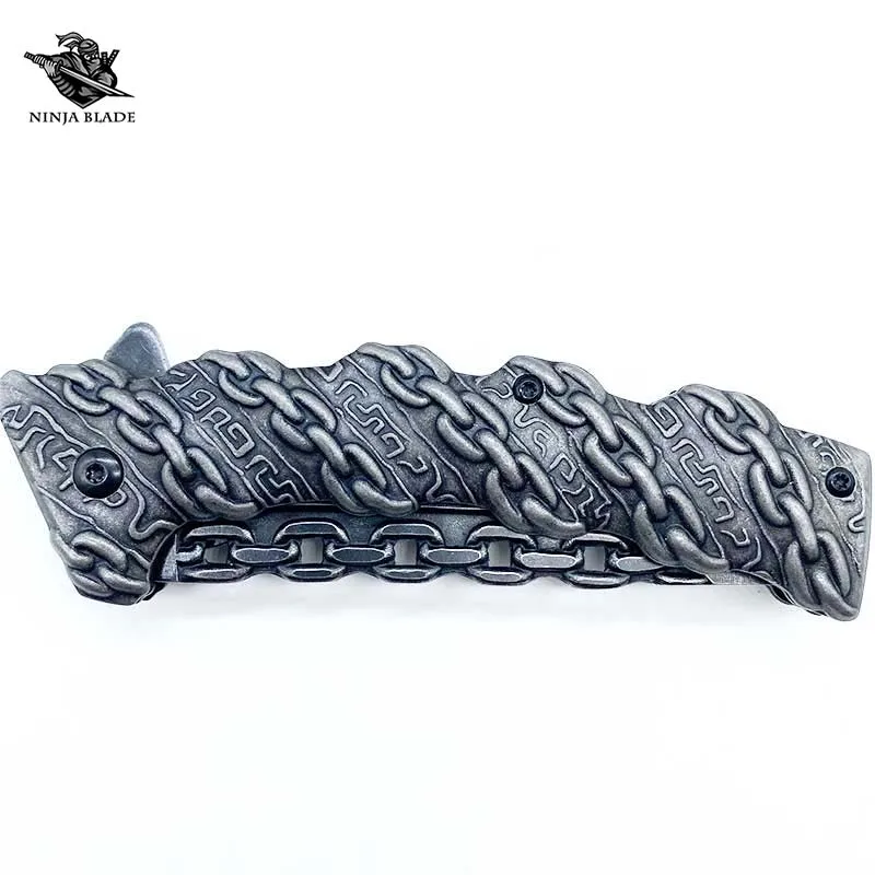Походный карманный нож Hell Chain повседневный с лезвием ниндзя | Инструменты