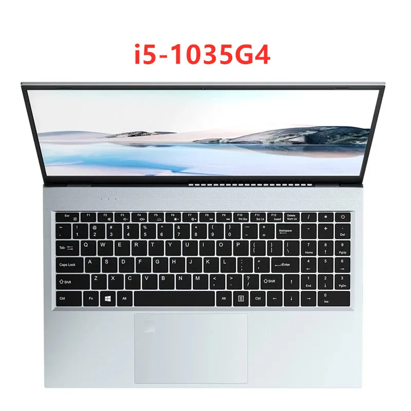 

15.6 Inch 10th Gen Core I5 1035G4 8G 256G/1T Ultra-Thin Light Portable Business Notebook Computer High-End Fingerprint Unlocking