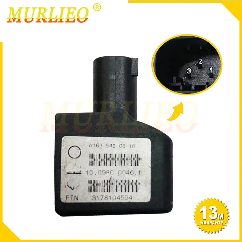 

ESP Lateral Acceleration Sensor For Mercedes-Benz SLK320 SLK32 SLK230 ML55 ML500 ML430 ML350 ML320 C320 C240 A1635420618