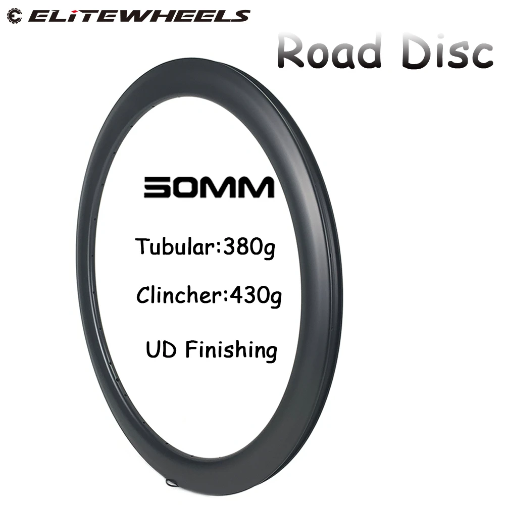 ELITEWHEELS супер светильник дорожный диск углеродный обод велосипеда 700c 38/50 мм