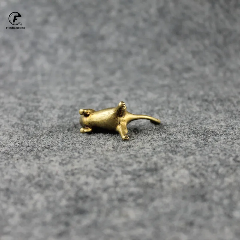 Винтаж латунь крыса змея Тигр дракон кролик украшение &quotмышь&quot Медь животных