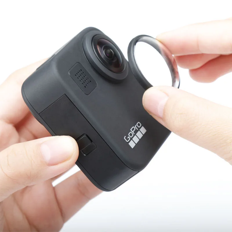 2 шт. УФ фильтр Защитная крышка объектива Анти чехол от царапин для GoPro Max Black Action