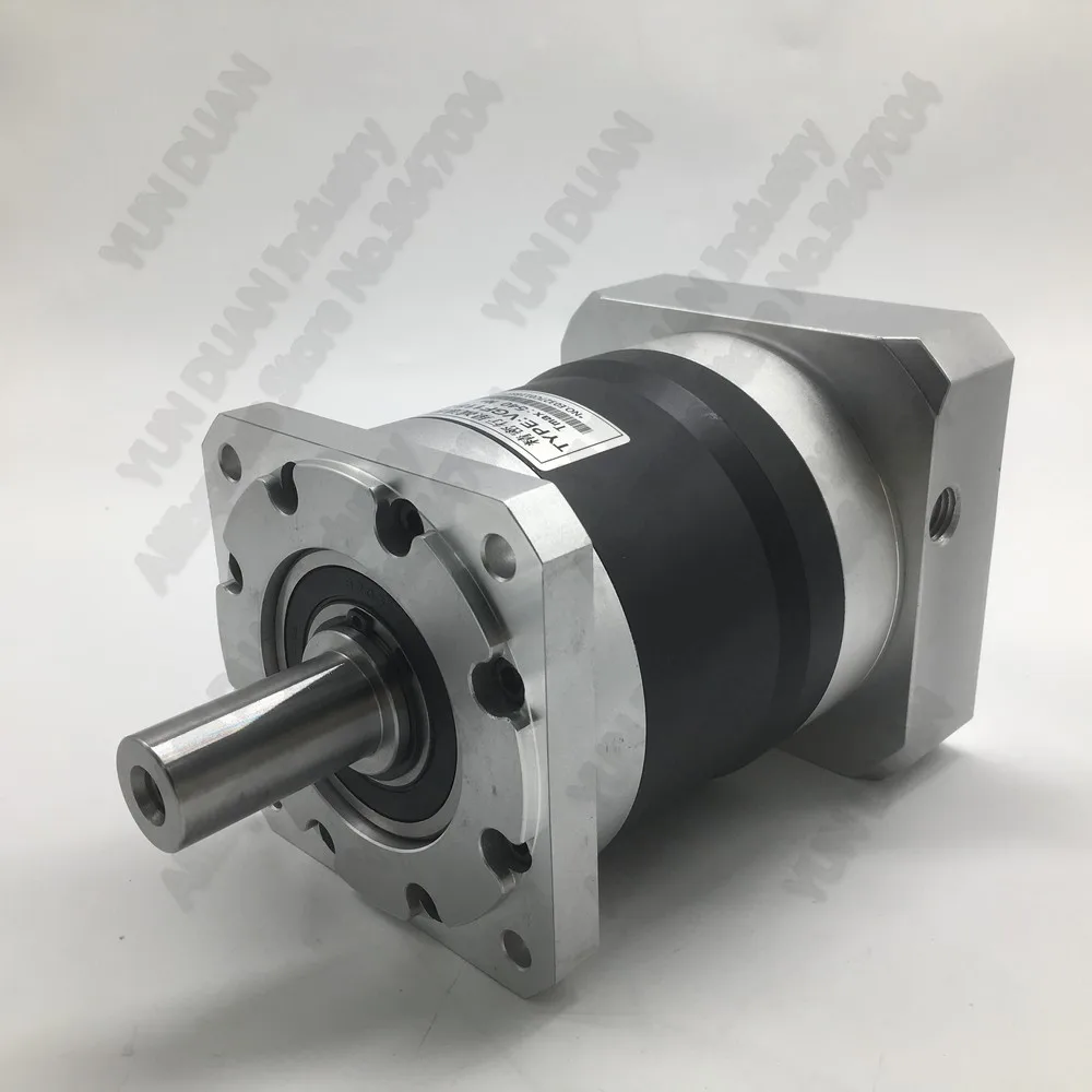 Planetary Reducer 10 Speed Ratio 60mm 7Arcmin Backlash 10:1 Gearbox 14mm Shaft for 200W 400W Servo Motor High Precision