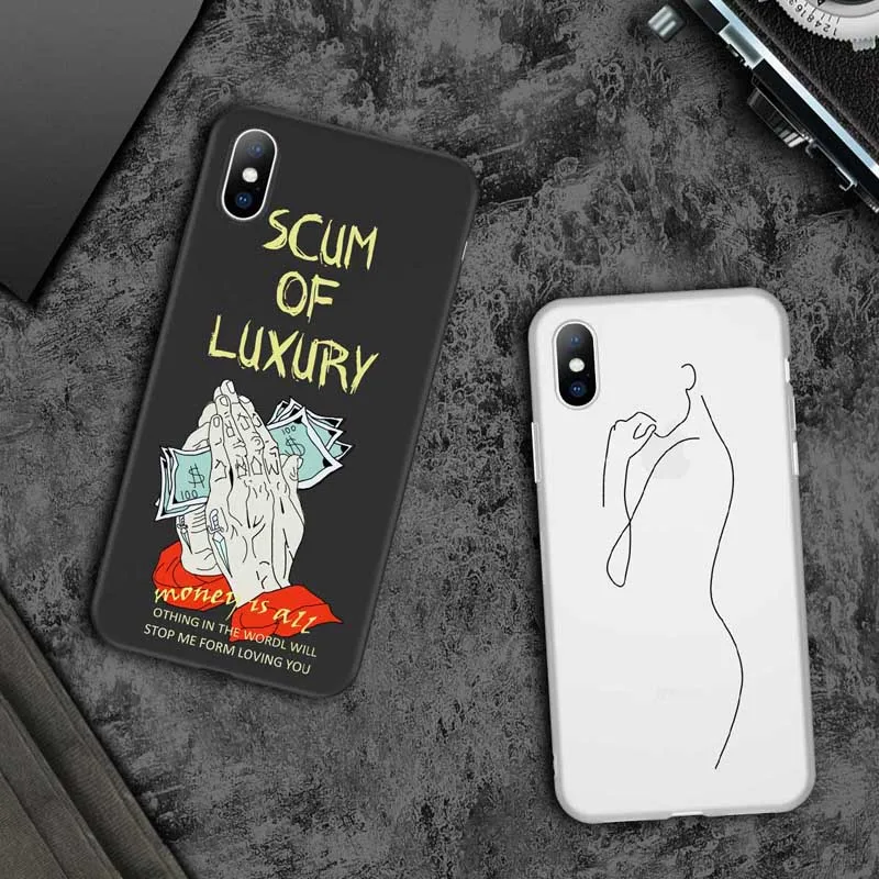 Мягкие телефонные чехлы Lovebay для iPhone 11 Pro Max 6 6S 7 8 Plus X XR XS 5 5S SE из ТПУ с абстрактной