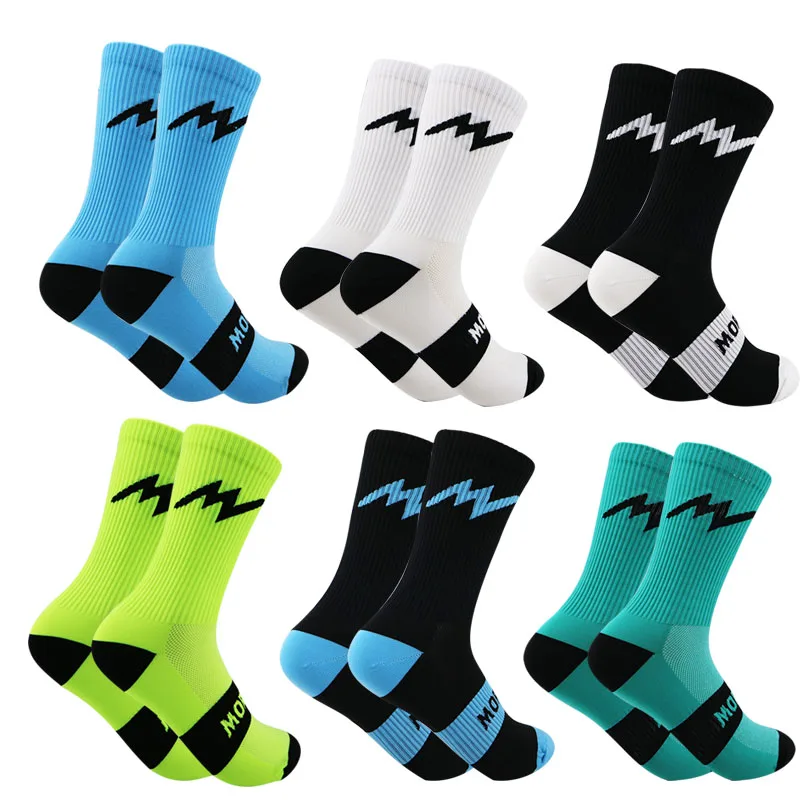 

3 Pairs Professional Men Nylon Socks Breathable Training Socks Non Slip Sports Socks