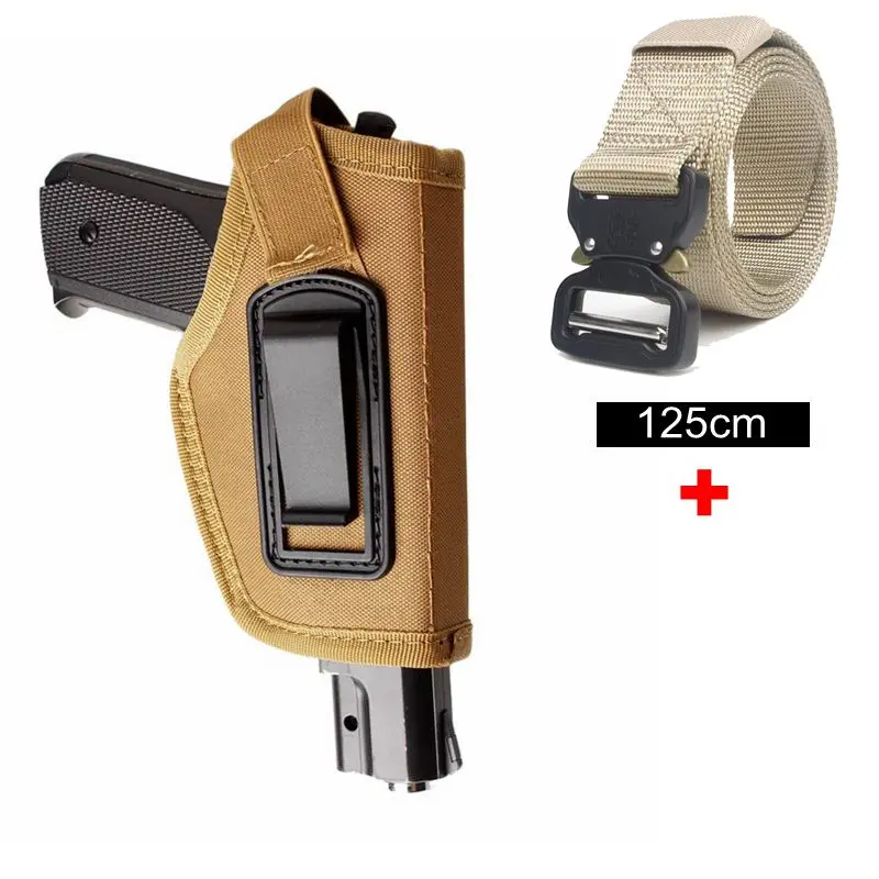 combination2 Тактический Пистолет Кобура Cancealed Carry пистолет кобура для Glock 17 19 Beretta 92 Sig Sauer P226 USP Colt 1911 нейлоновая кобура - Цвет: combination2