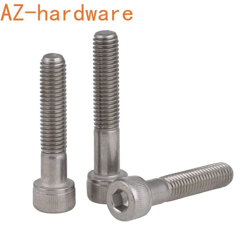 304 нержавеющая сталь половина tooth с шестигранной цилиндрической головкой Болт
