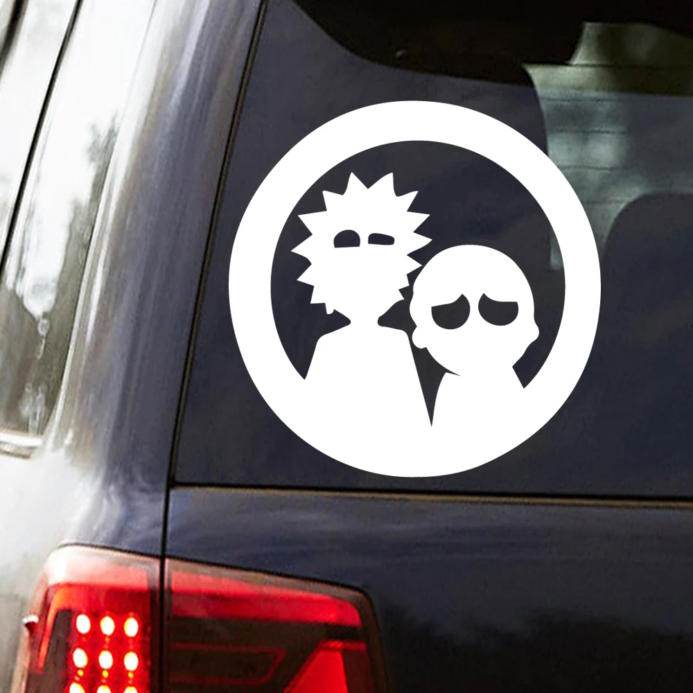 Мультяшные автомобильные сборники виниловые наклейки крутые оконные декорации