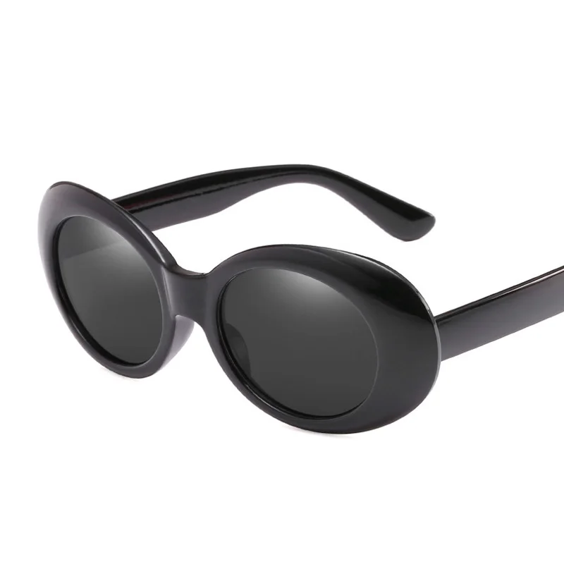 Мужские и женские винтажные очки Kurt Cobain овальные солнцезащитные в стиле ретро