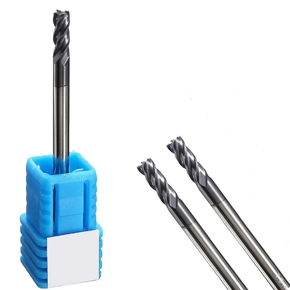 

Extension Milling Cutter Tungsten Carbide 4 Flutes 3mm Shank Replacement