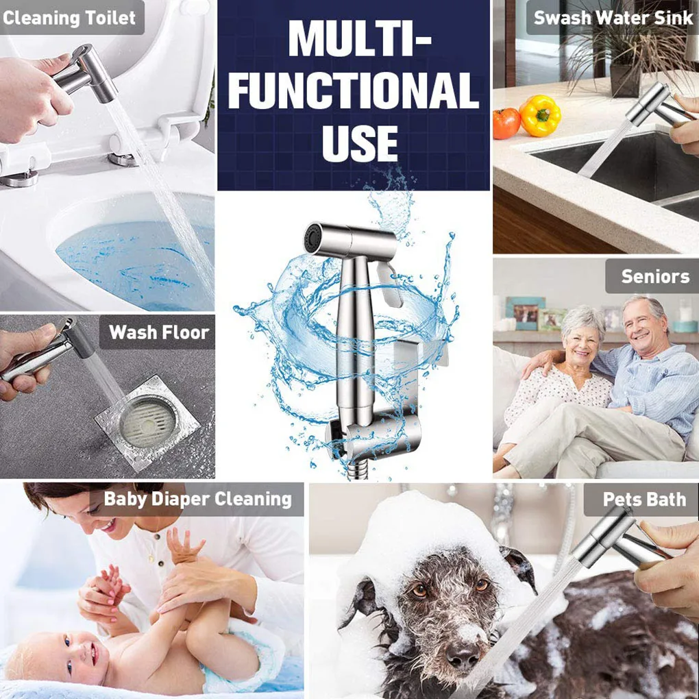 Набор смесителей для унитаза высокого давления ручной набор мытья биде