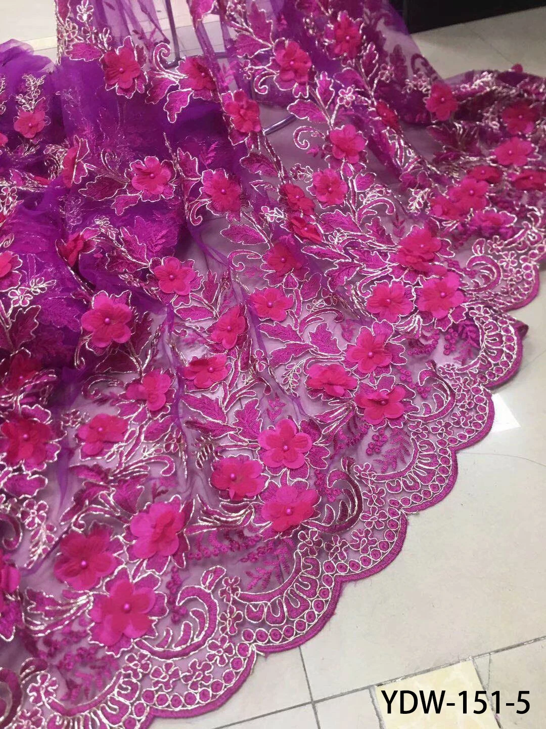 Новинка 2020 французские нигерийские кружева ткани высокого качества тюль 3d