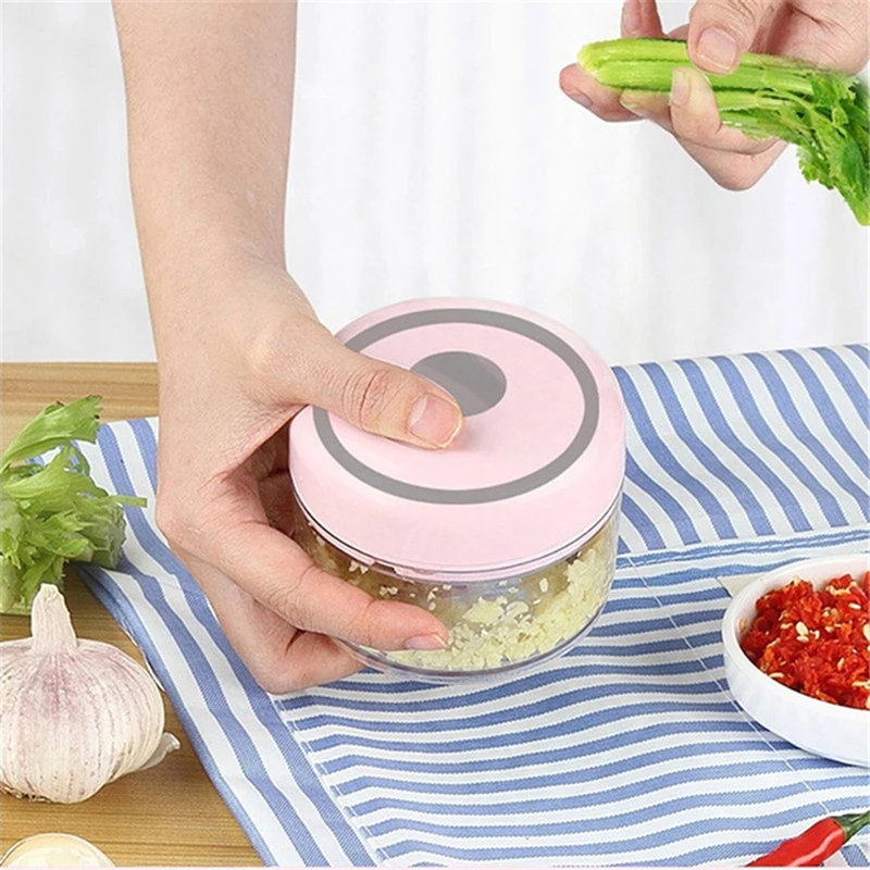 

100/250ml Electric Garlic Masher Vegetable Chili Meat Rugged Crusher Cutter