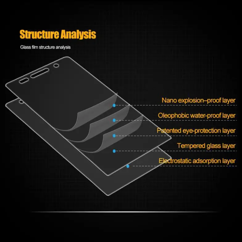 Ультратонкое противоударное закаленное стекло 0 26 мм для защиты экрана Huawei Ascend P6 |