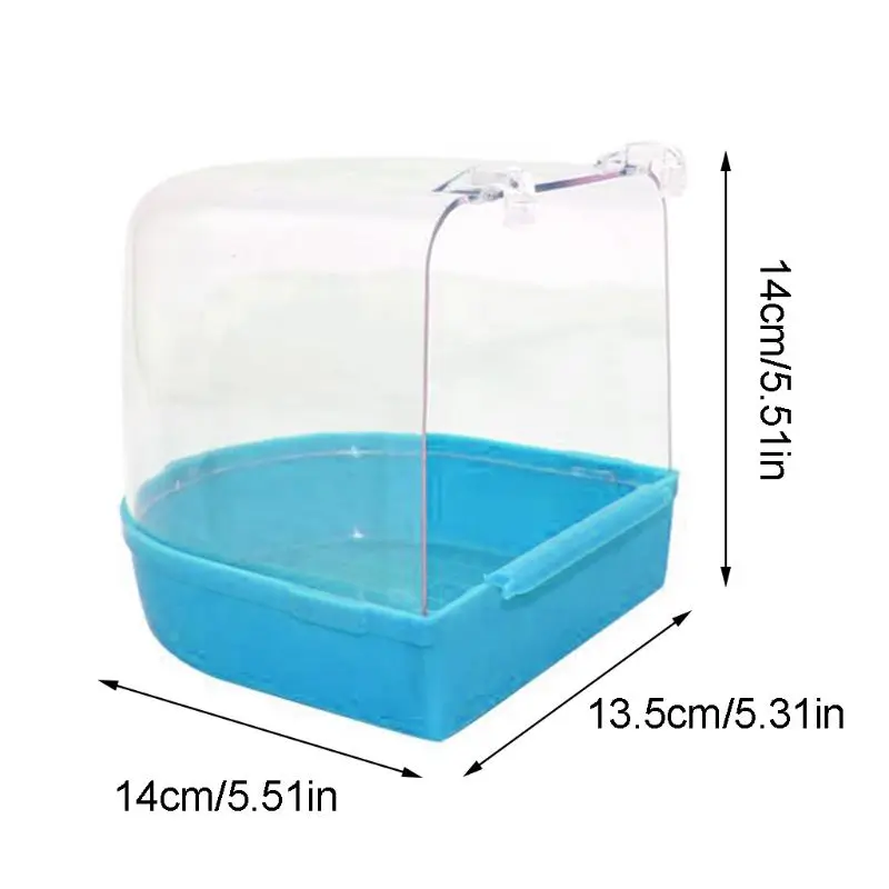 Наружная Подвеска для ванны с птицами многоячейка крышкой попугаев маленькая