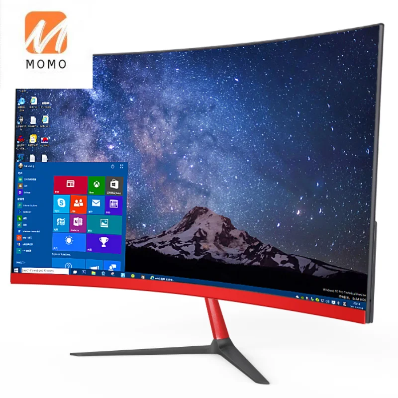 40 дюймовый большой изогнутый монитор игровой светодиодный ПК МОНИТОР