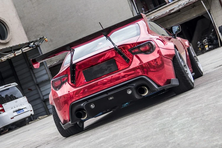 Для GT86 FT86 BRZ FR-S GT Крыло задний спойлер крыло+ алюминиевые Кронштейны углеродное волокно/FRP