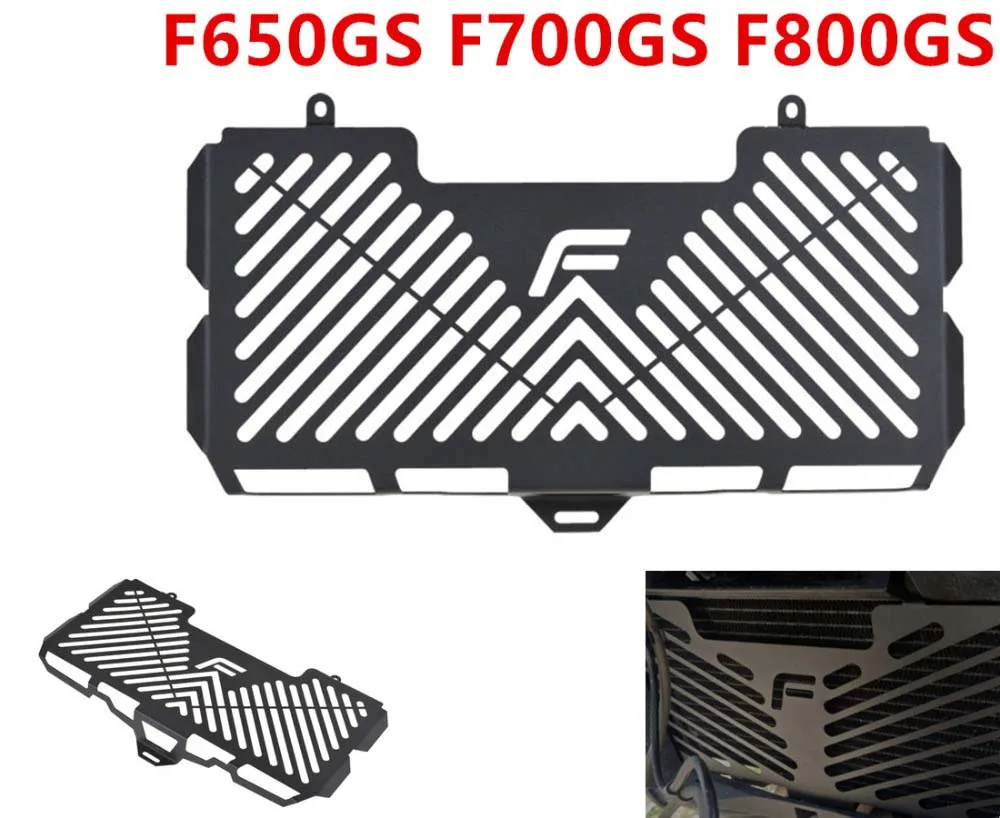 Черные аксессуары для мотоциклов BMW F800GS 2008 2016 F650GS 2012 F700GS Защита радиатора