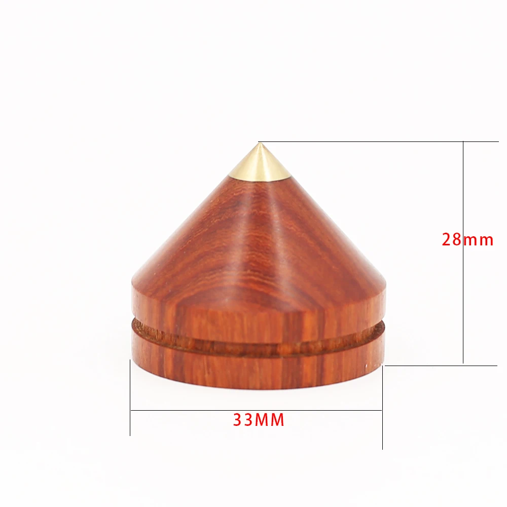 

Hifi audio Speaker Stand Base speaker wooden CD foot nail 33mm ebony Speaker Stands