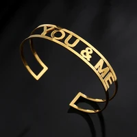 custom name initials bracelet opening adjustable custom name couple name bracelet heart shape star bracelet love jewelry gift