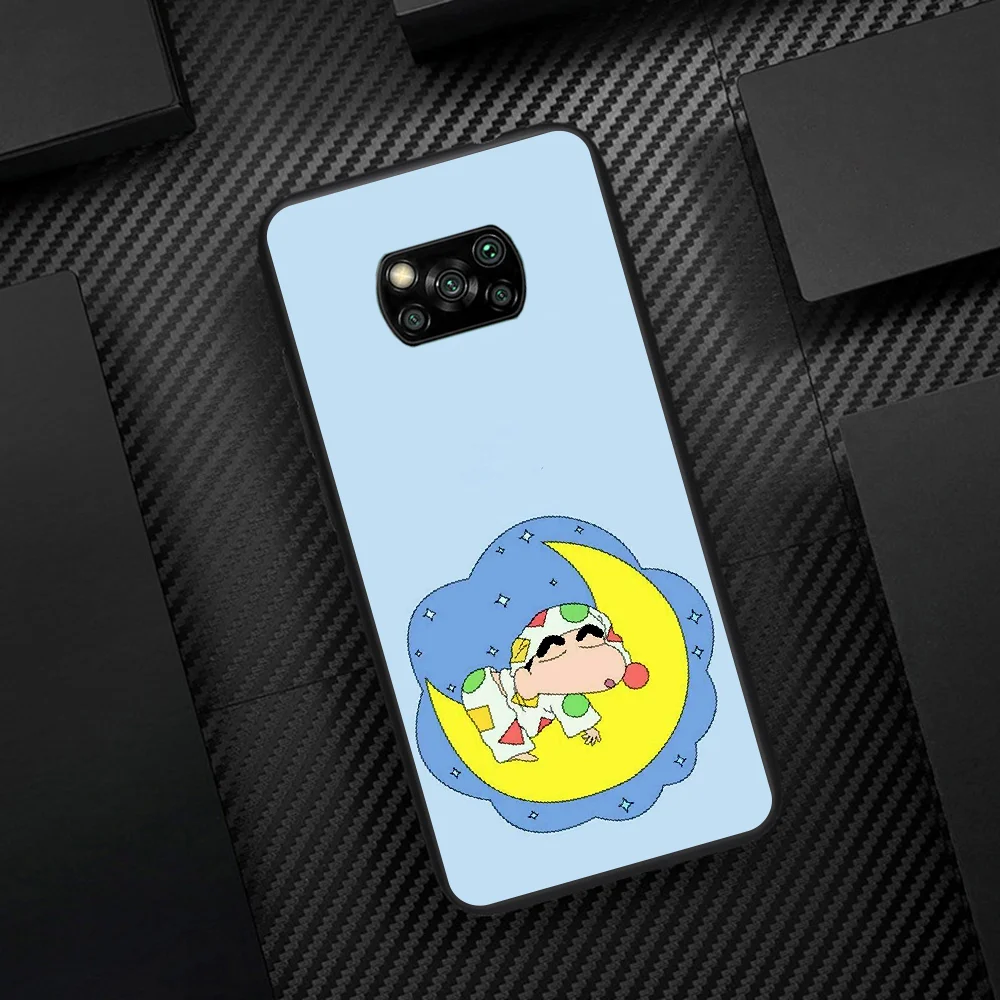 

Crayon Shins Chan Cartoon Phone Case Cover Hull For Xiaomi Mi A2 A3 8 9 SE 9T 10 10T Lite Pro Ultra Poco X3 black Back Pretty
