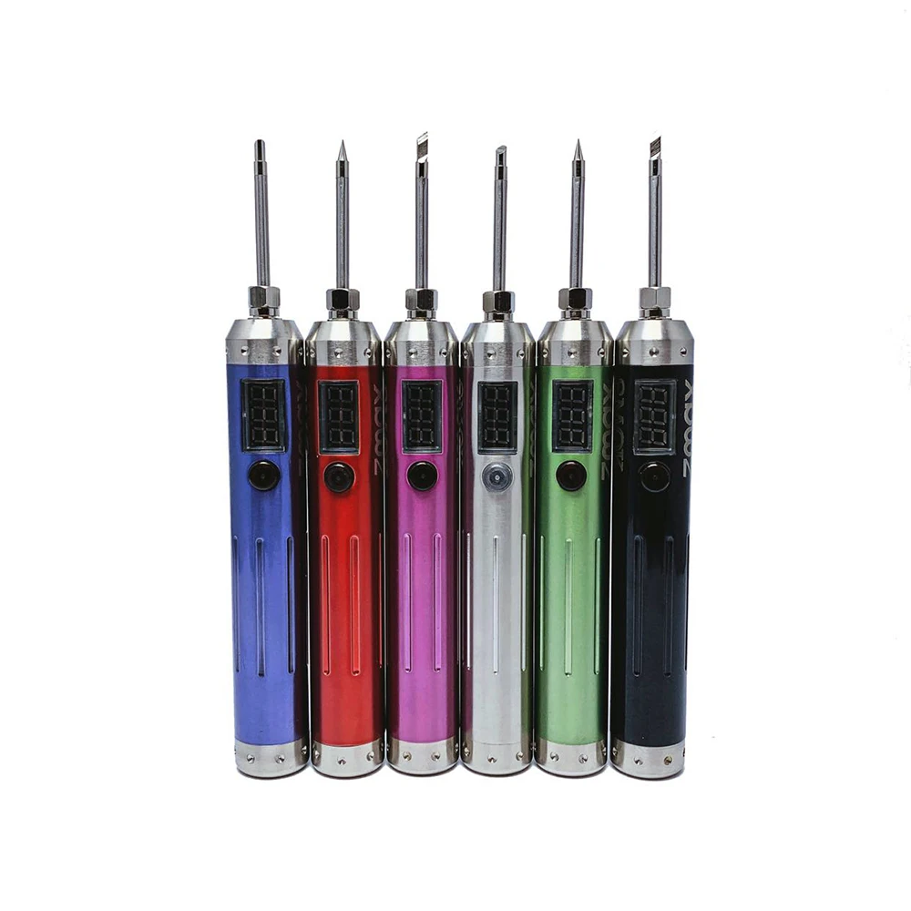 Портативный Электрический паяльник беспроводная паяльная станция с разъемом USB