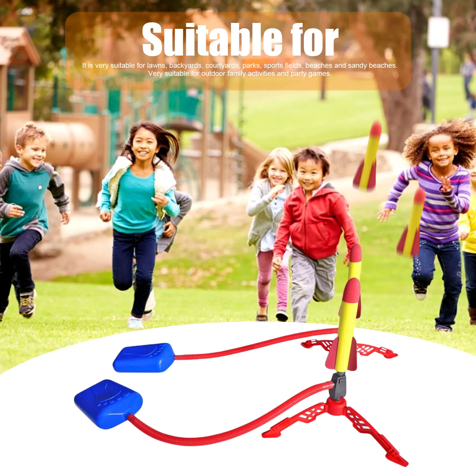 Детская игрушка-Ракетница Интерактивная мягкая поролоновая Регулируемая